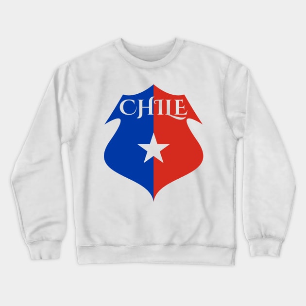 Chile Crewneck Sweatshirt by JohnLucke